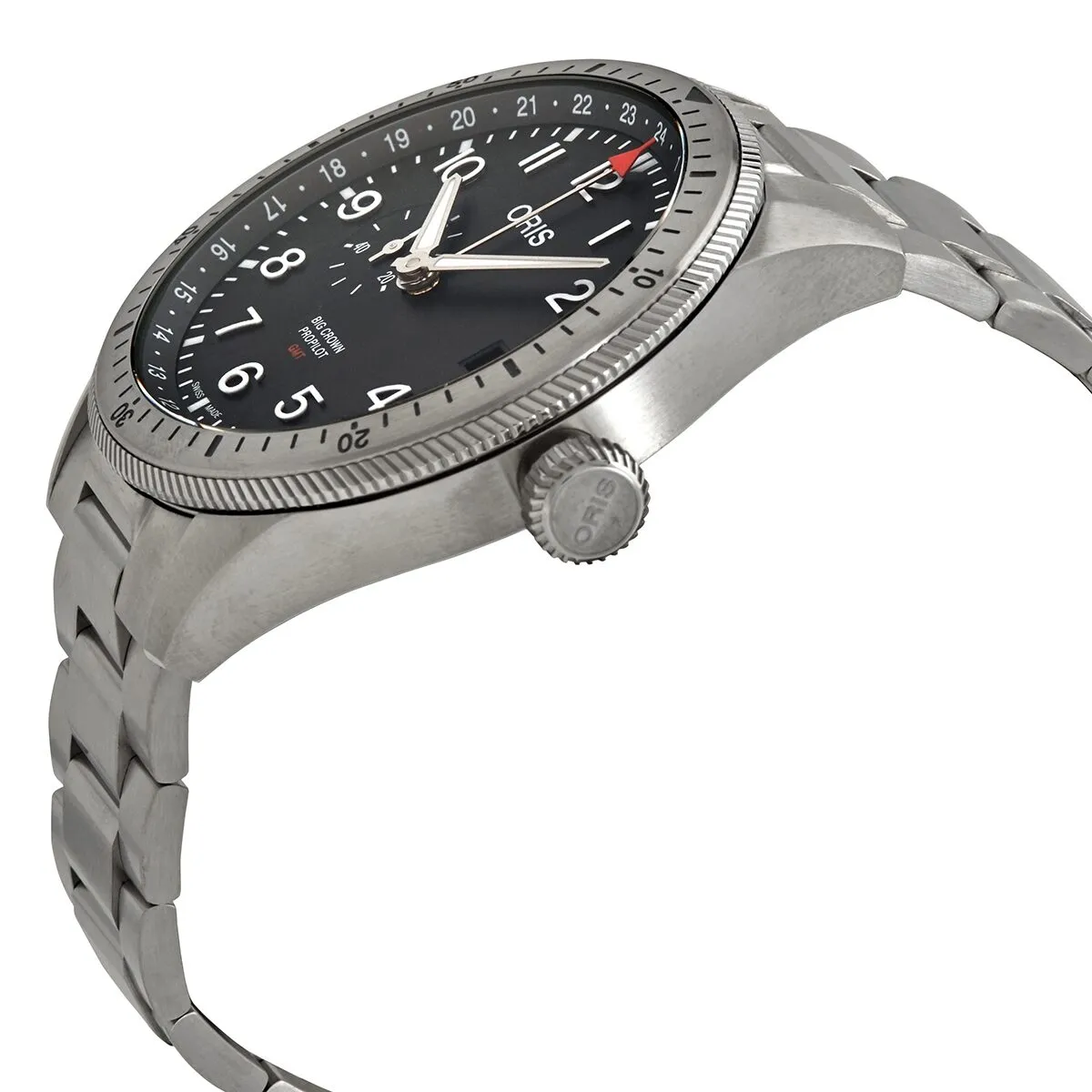 Oris Big Crown ProPilot Timer GMT Automatic Black Dial Men's Watch 01 748 7756 4064-07 8 22 08