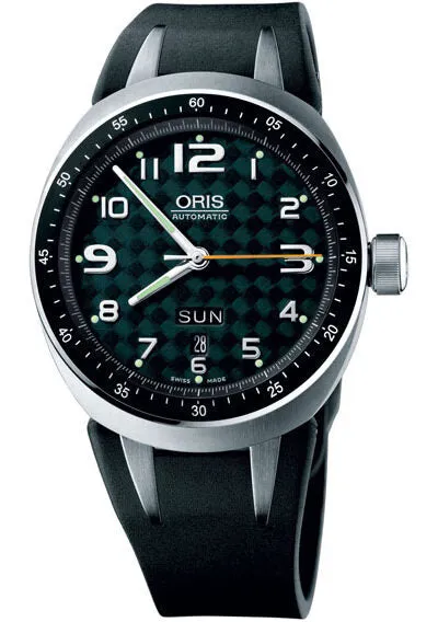 Oris TT3 Day Date Titanium Men's Automatic Watch 635-7588-7067RS