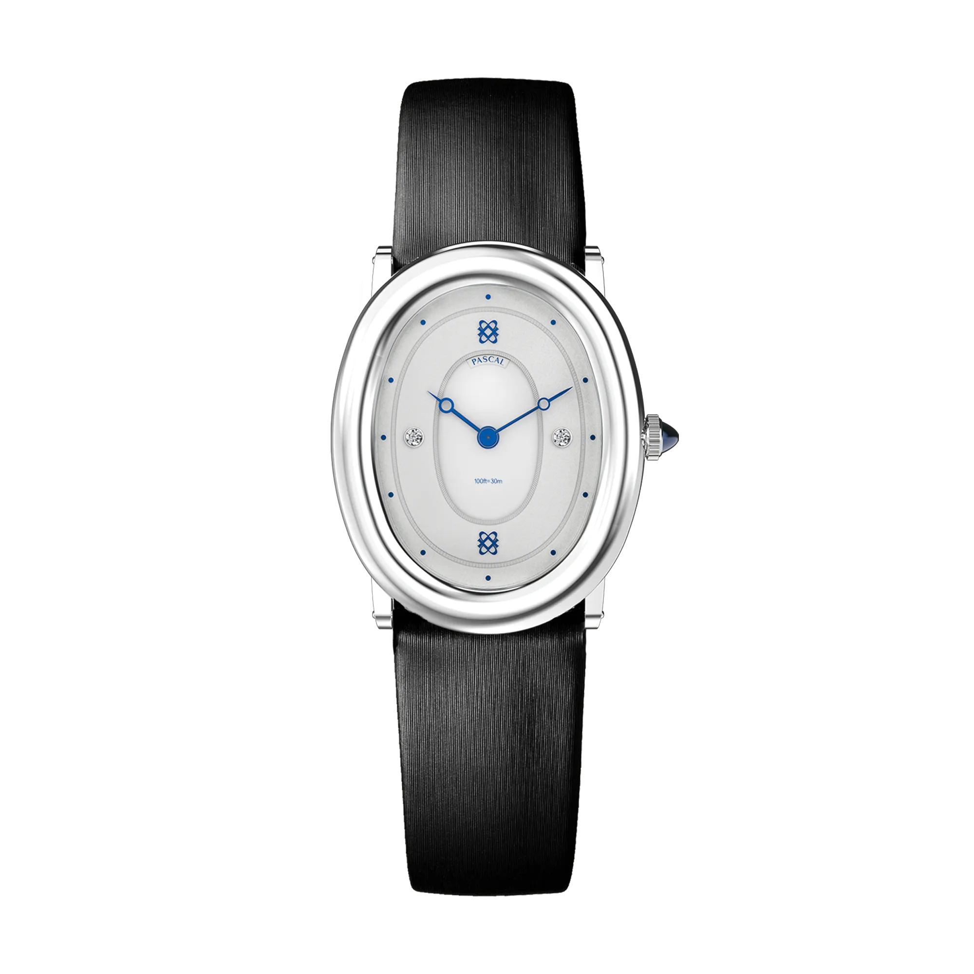 Oval Diamond Couple Watches