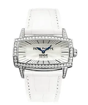 Patek Gondolo Gemma White Gold Ladies Watch 4981G