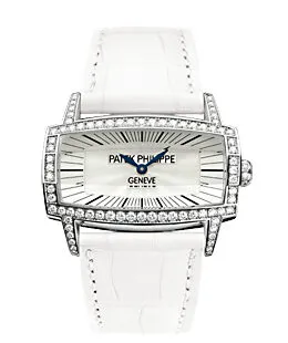 Patek Gondolo Gemma White Gold Ladies Watch 4981G