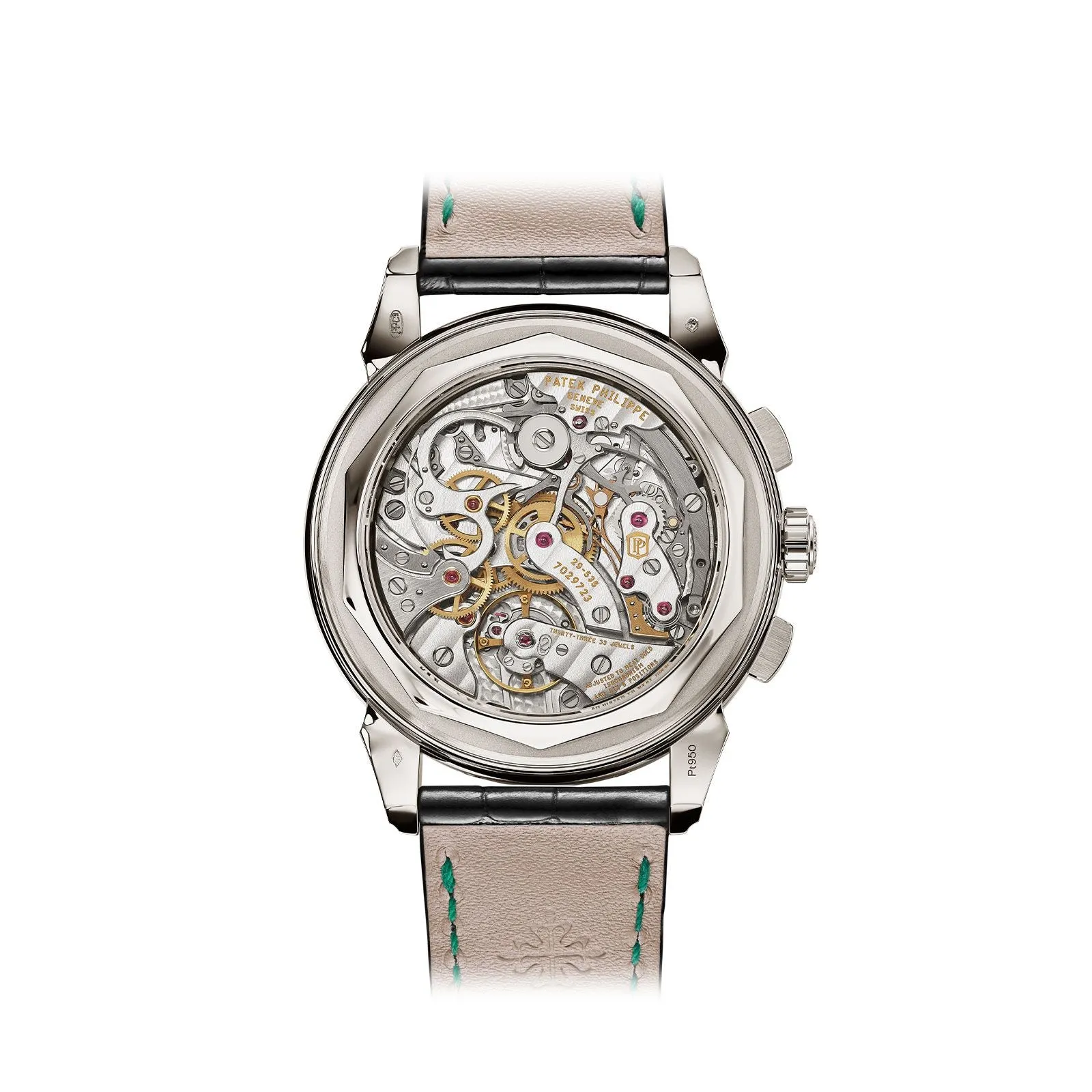 Patek Philippe Grand Complications Perpetual Calendar, Moon Phases & Chronograph, Lacquered Green Dial 5270P-014