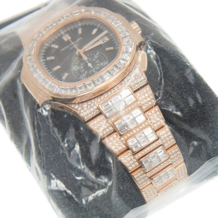 Patek Philippe Nautilus Chronograph Automatic Black Dial Men's Watch 5980/1400R-011