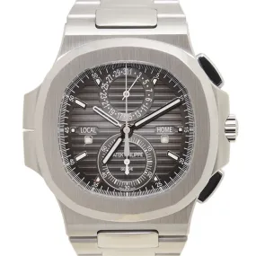 Patek Philippe Nautilus Travel Time Chronograph Stainless Steel Automatic Men's Watch 5990-1A-001