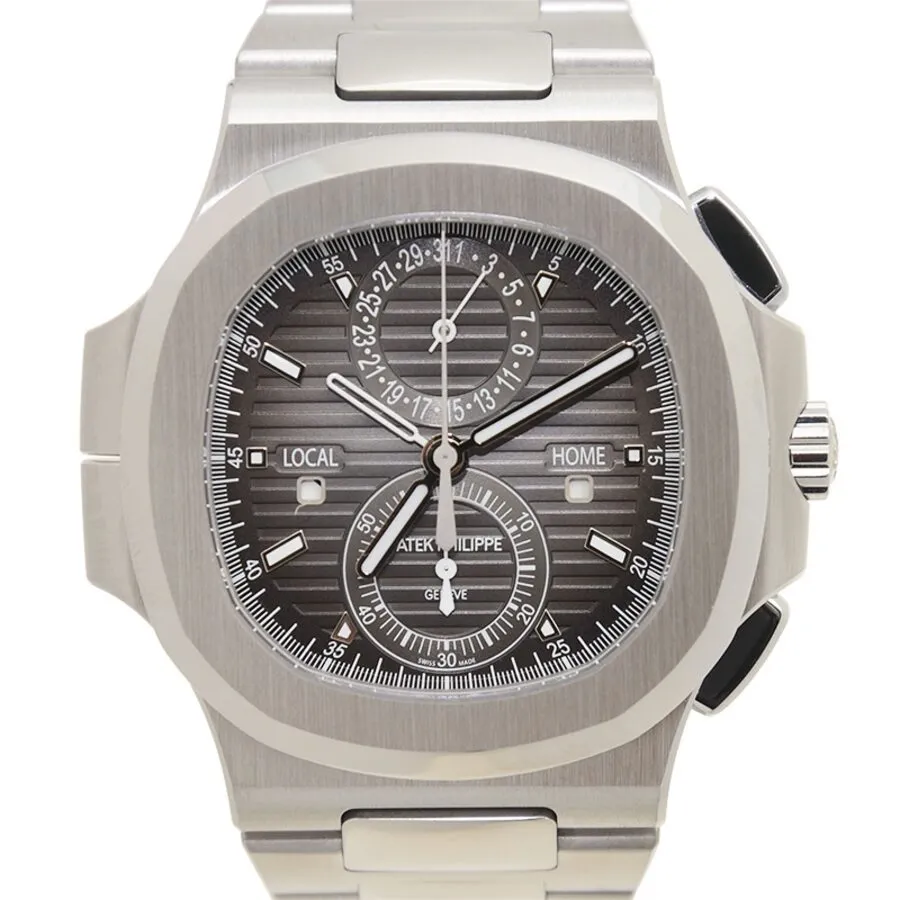 Patek Philippe Nautilus Travel Time Chronograph Stainless Steel Automatic Men's Watch 5990-1A-001
