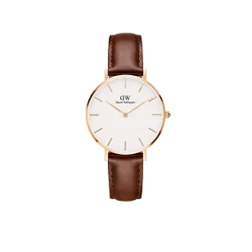 Petite 32mm St Mawes - Rose Gold & White Watch