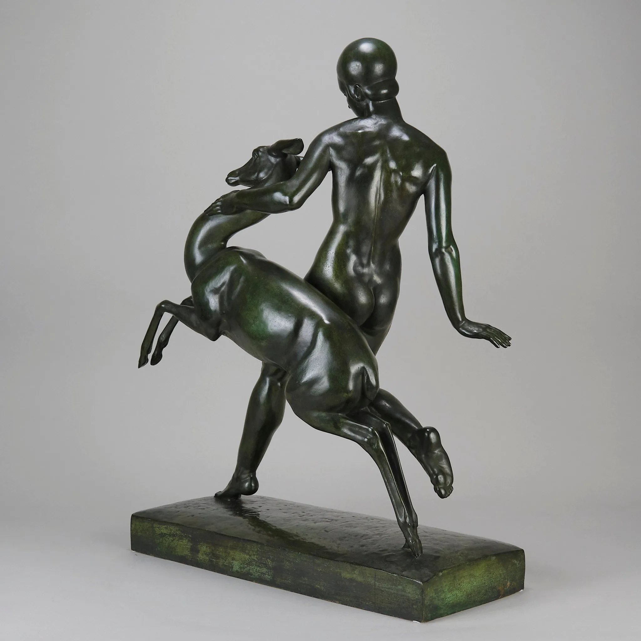 "Nymph And Deer" by Pierre Traverse
