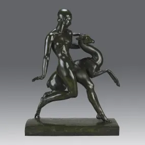 "Nymph And Deer" by Pierre Traverse
