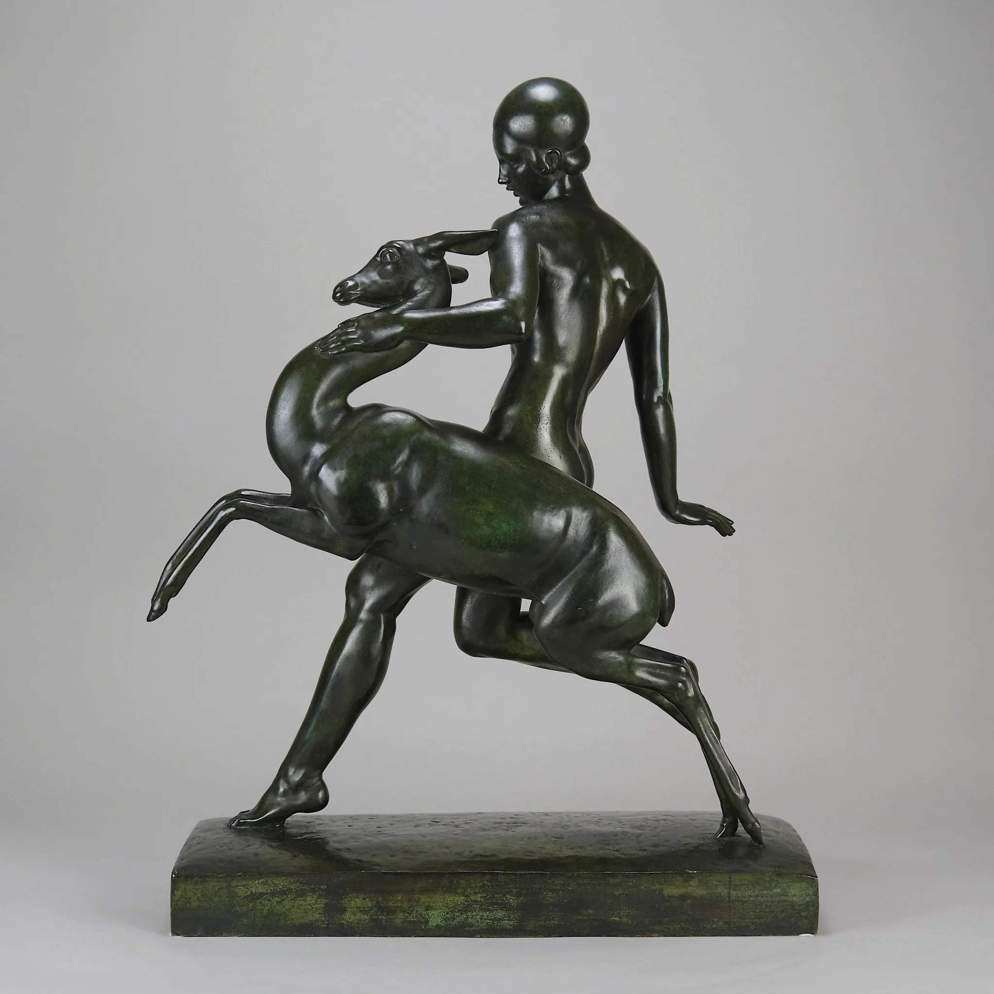 "Nymph And Deer" by Pierre Traverse