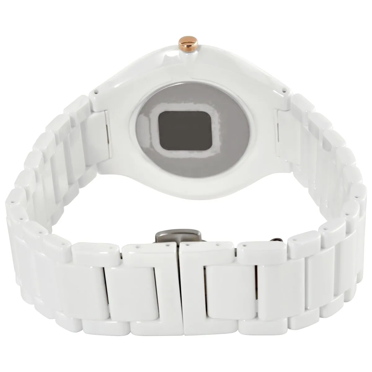 Rado True White Dial White Ceramic Ladies Watch R27957102