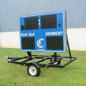 Rae Crowther LX7640 Practice Segment Timer - Scoreboard Face Racing Red