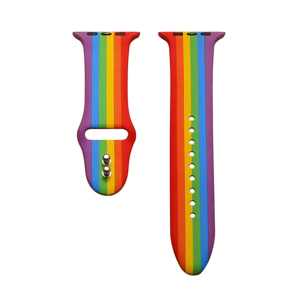 Rainbow Silicone Band for Apple Watch - FINAL SALE