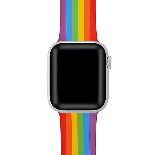 Rainbow Silicone Band for Apple Watch - FINAL SALE