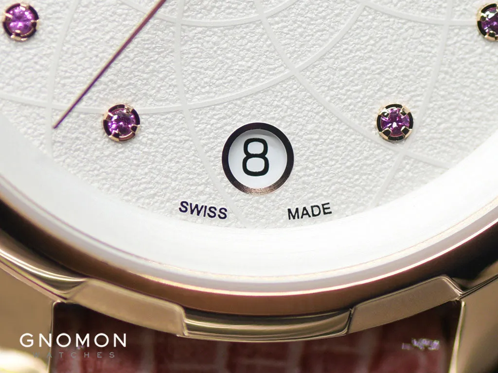 Rainflower Rose Gold Pink Ladies Ref. M043.207.36.011.00