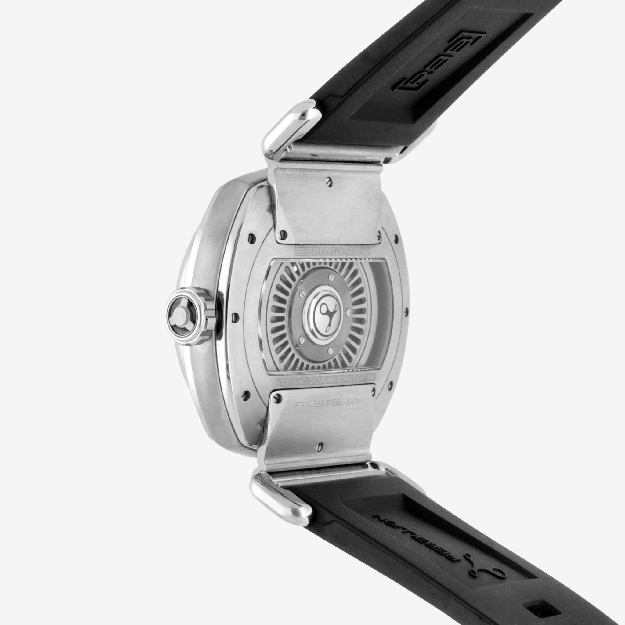 Rebellion Twenty-One Stainless Steel Automatic Men's Watch RB.21.GMT.ST.T04