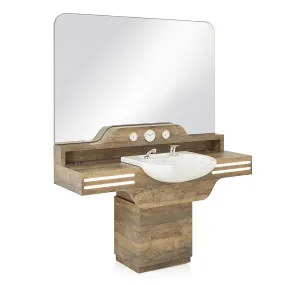REM Cadillac Barber Shop Mirror Unit