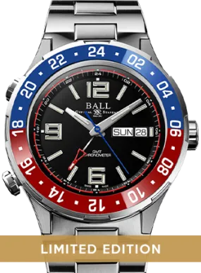 Roadmaster Marine GMT Blue/Red Ceramic - Ltd Ed 1000pcs Ref. DG3030B-S4C-BK