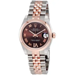 Rolex Datejust 31  Automatic Chocolate Diamond Dial Ladies Watch 178241CHRDJ