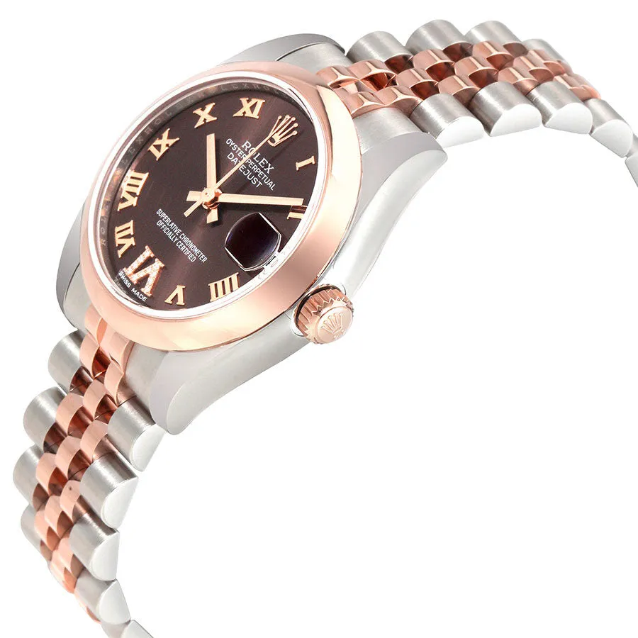 Rolex Datejust 31  Automatic Chocolate Diamond Dial Ladies Watch 178241CHRDJ