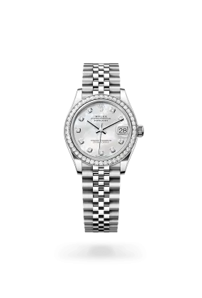 Rolex Datejust 31 in White Rolesor - combination of Oystersteel and white gold, M278384RBR-0008 | Walters & Hogsett