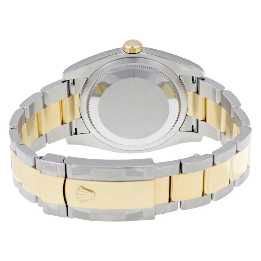 Rolex Datejust 36 Silver Floral Dial Stainless Steel and 18K Yellow Gold Oyster Bracelet Automatic Unisex Watch 116203SFO