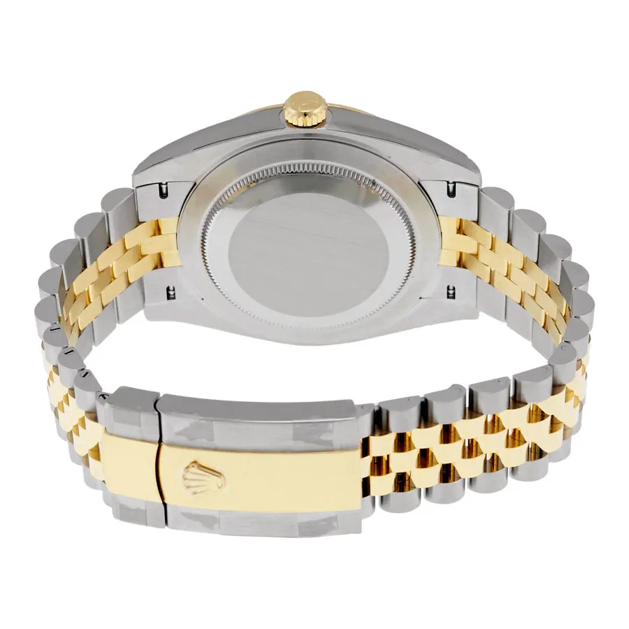Rolex Datejust 41 Champagne Diamond Steel and 18K Yellow Gold Jubilee Men's Watch 126333CDJ