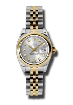 Rolex Datejust Automatic Stainless Steel 18kt Yellow Gold Jubilee Ladies Watch 179163SDJ