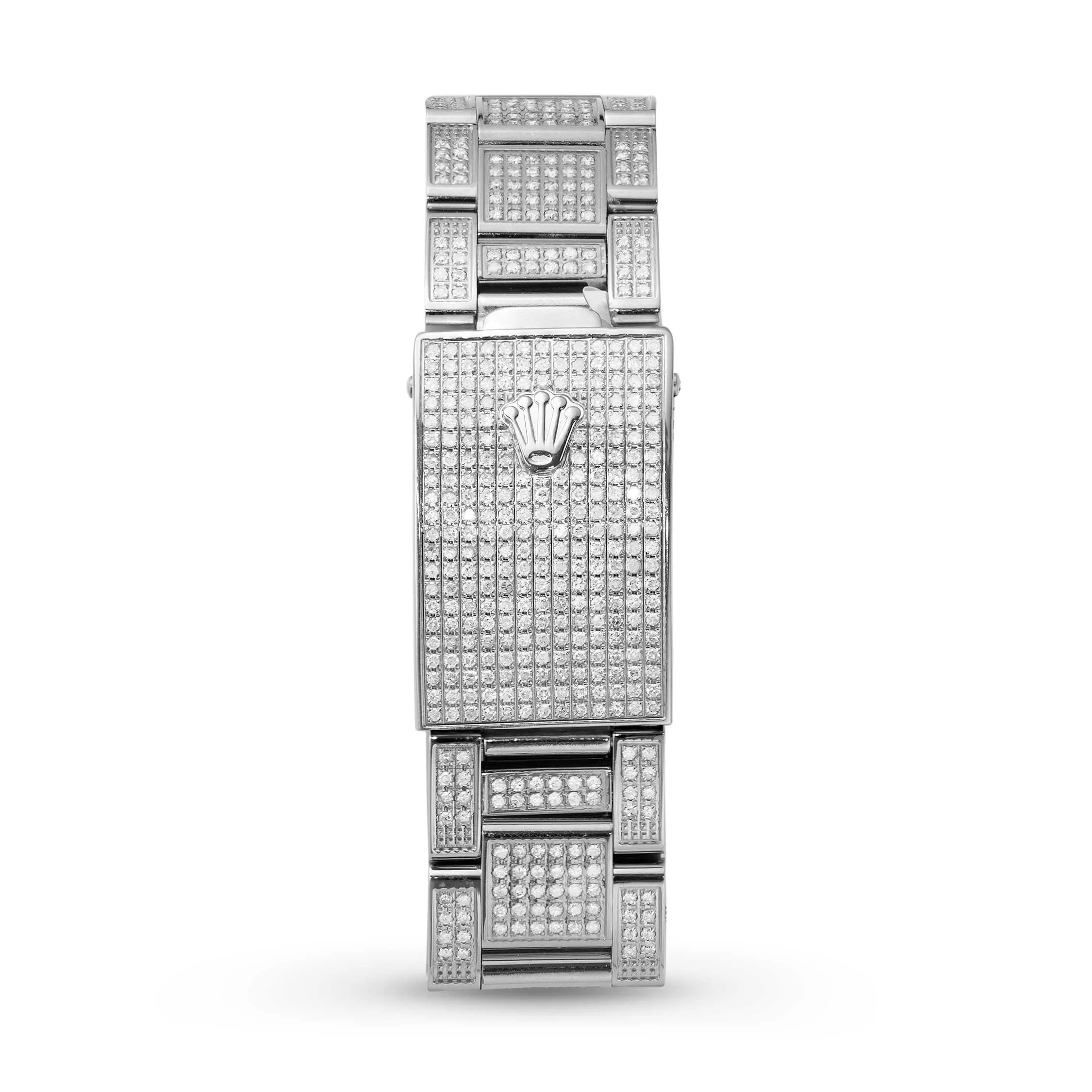 Rolex Datejust Diamond Bezel Watch 36mm Rainbow Roman Dial | 11ct