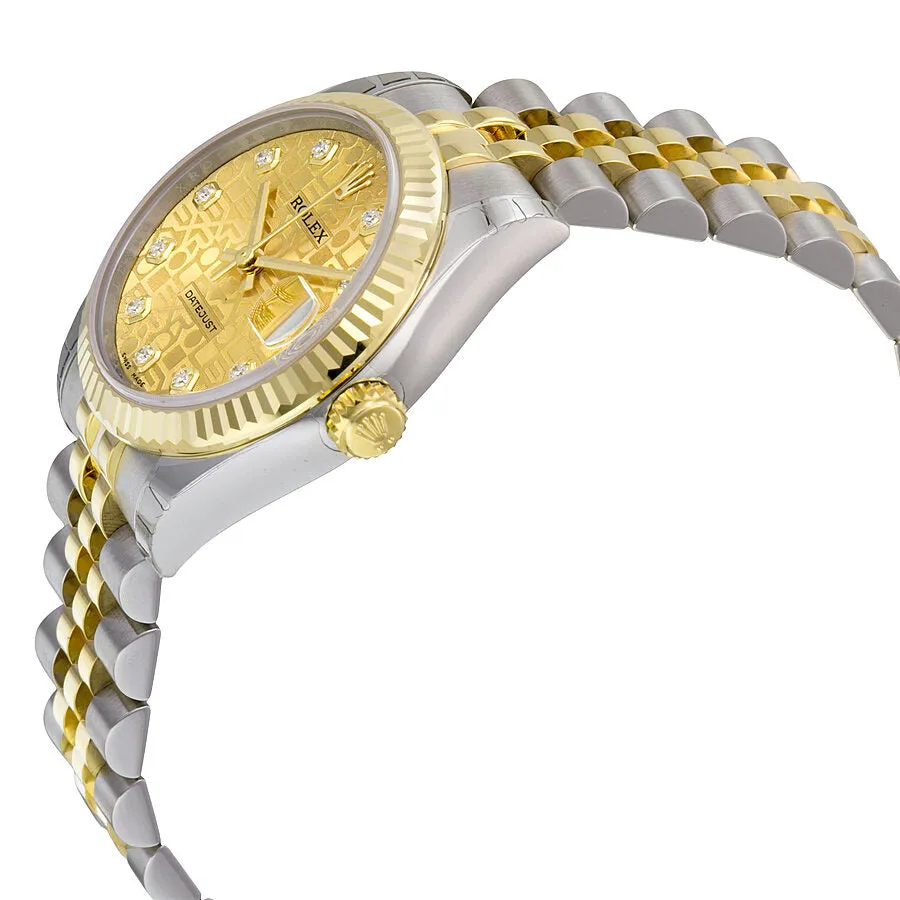Rolex Datejust Lady 31 Automatic Champagne Dial Stainless Steel and 18kt Yellow Gold Jubilee Bracelet Ladies Watch 178273CJDJ 178273/63163 J