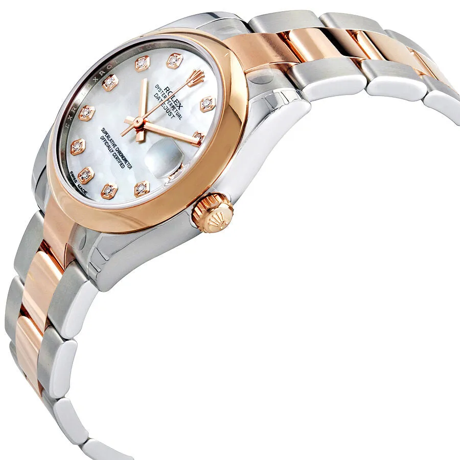 Rolex Datejust Lady 31 Mother of Pearl Dial Stainless Steel and 18K Everose Gold Oyster Bracelet Automatic Watch 178241MDO
