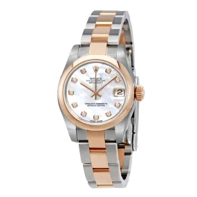 Rolex Datejust Lady 31 Mother of Pearl Dial Stainless Steel and 18K Everose Gold Oyster Bracelet Automatic Watch 178241MDO