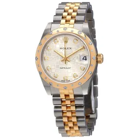Rolex Datejust Lady 31 Silver Dial Stainless Steel and 18K Yellow Gold Jubilee Bracelet Automatic Watch 178343SJDJ