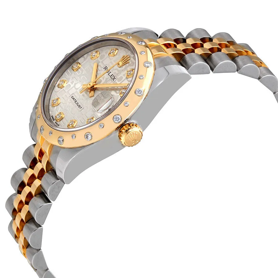 Rolex Datejust Lady 31 Silver Dial Stainless Steel and 18K Yellow Gold Jubilee Bracelet Automatic Watch 178343SJDJ