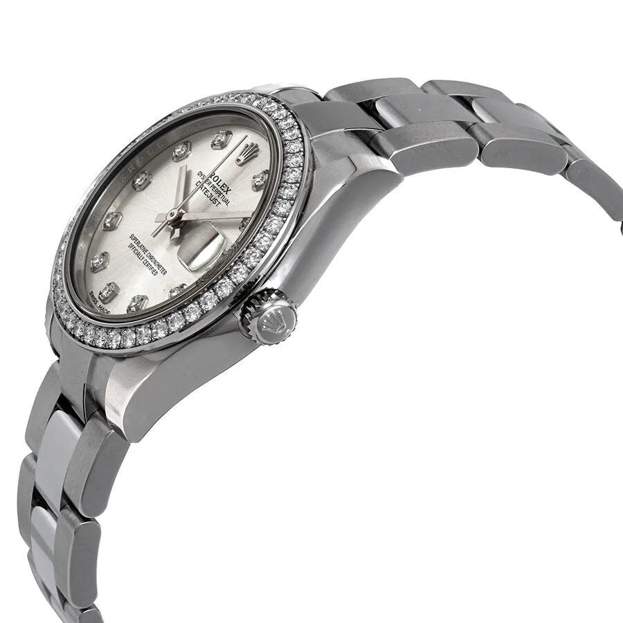 Rolex Datejust Lady 31 Silver Dial Stainless Steel Oyster Bracelet Automatic Watch 178384SDO