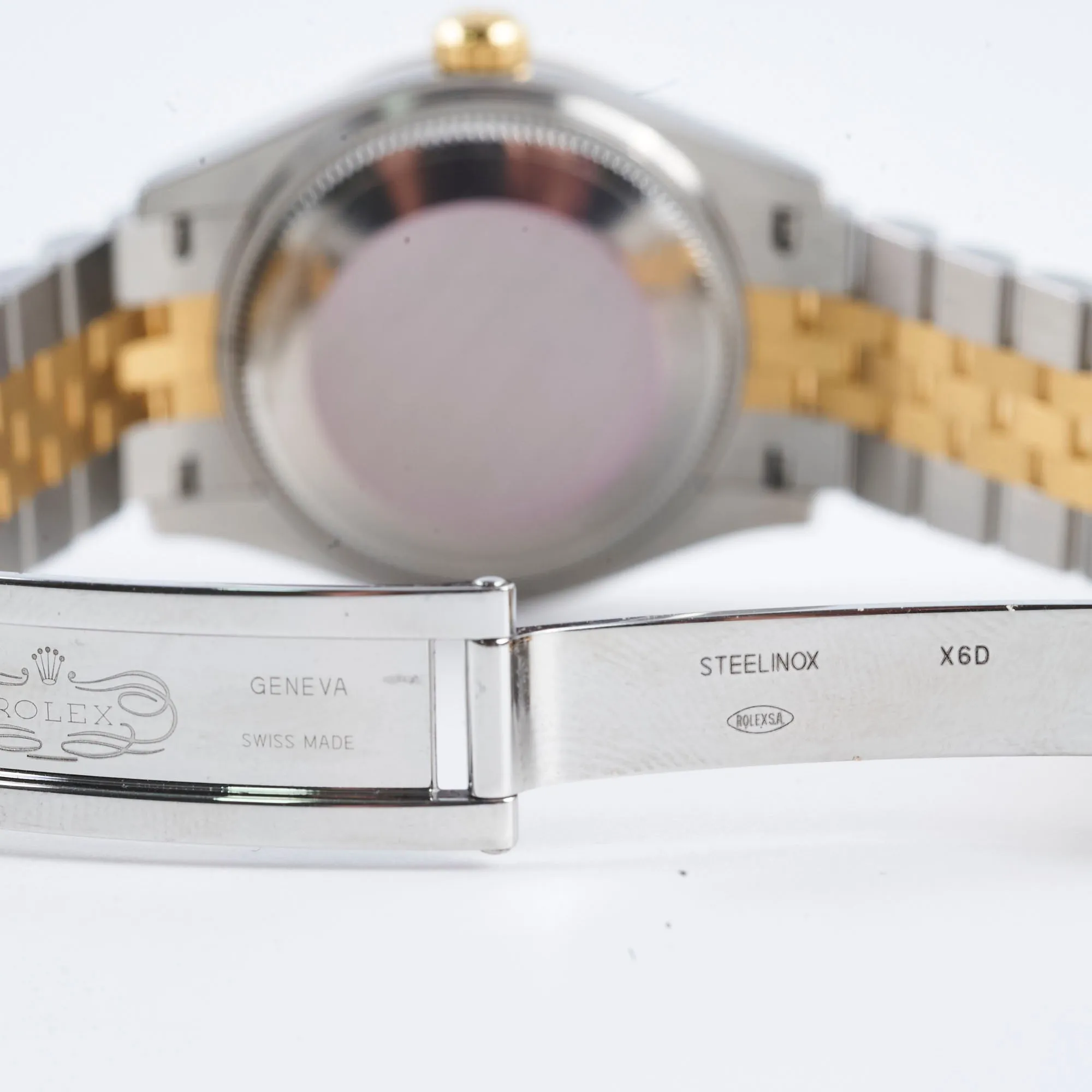 Rolex Datejust Oyster Perpectual Two Tone 31mm Floral Motif with Diamonds Watch Green