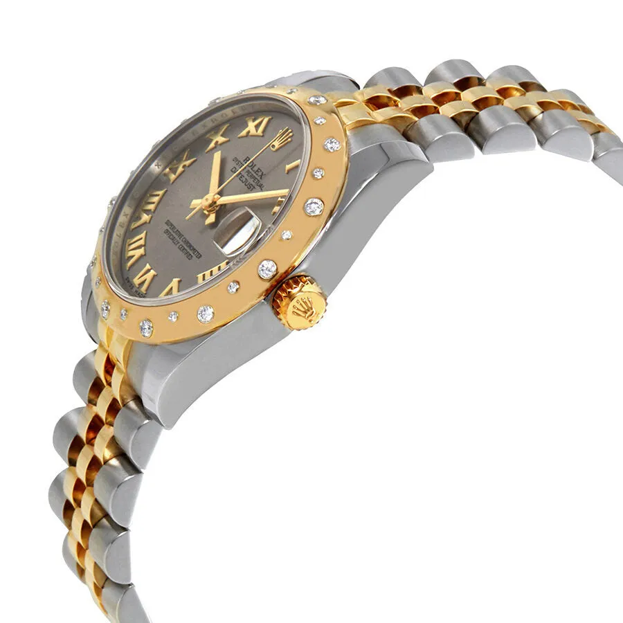 Rolex Datejust Rhodium Dial Diamond Ladies Automatic Watch 178343RRJ