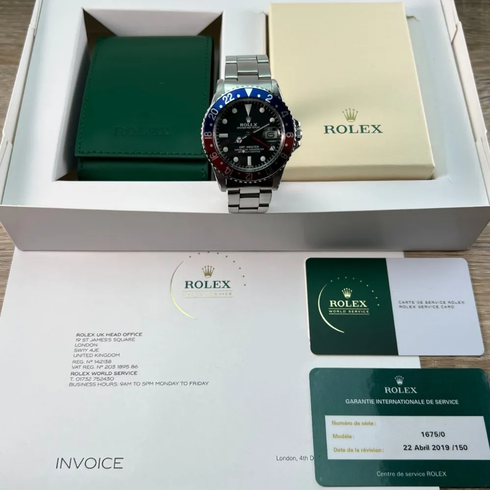 Rolex GMT Master 1675 Pepsi (1978)
