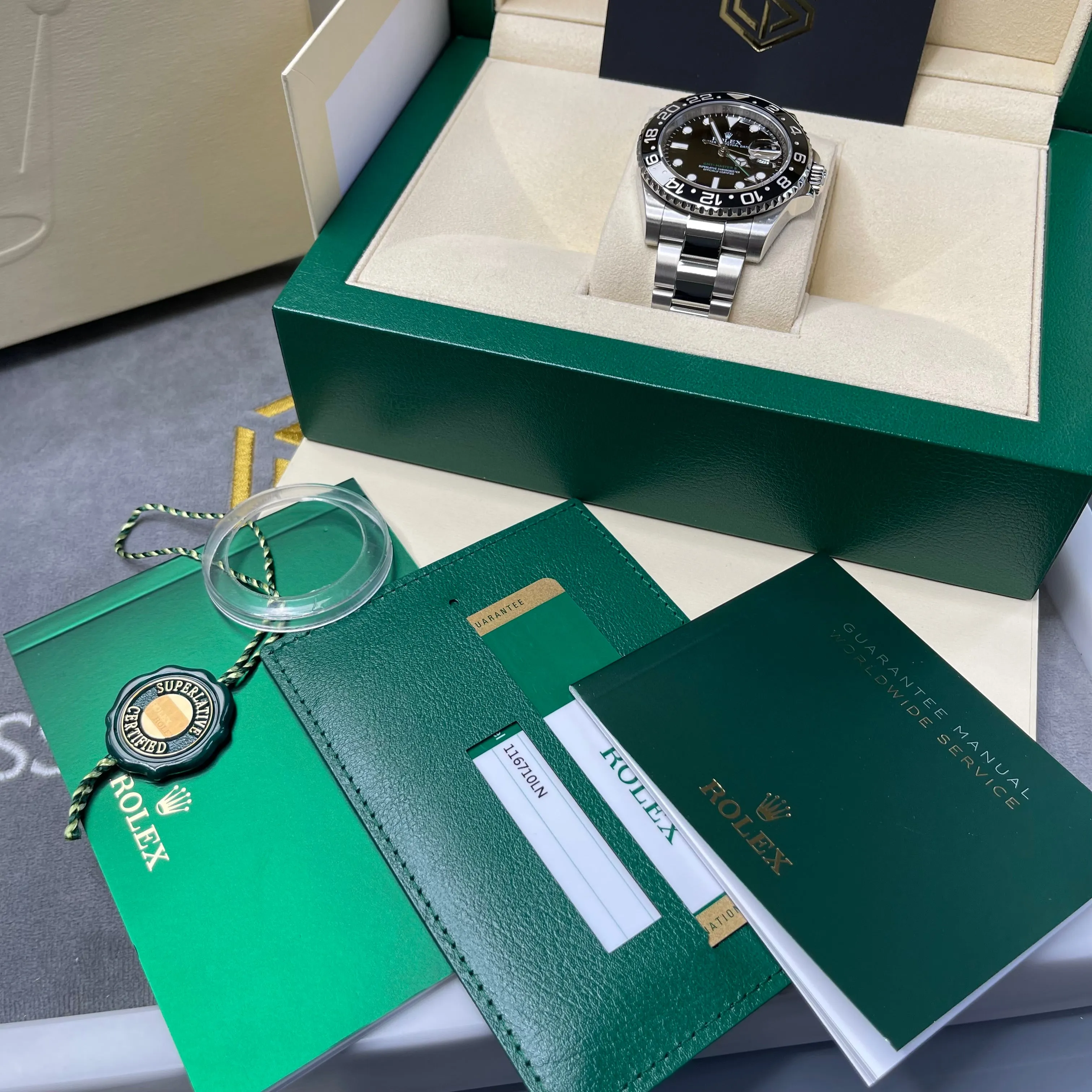 Rolex GMT-Master II 116710LN Black Dial 2017 Full Set Watch
