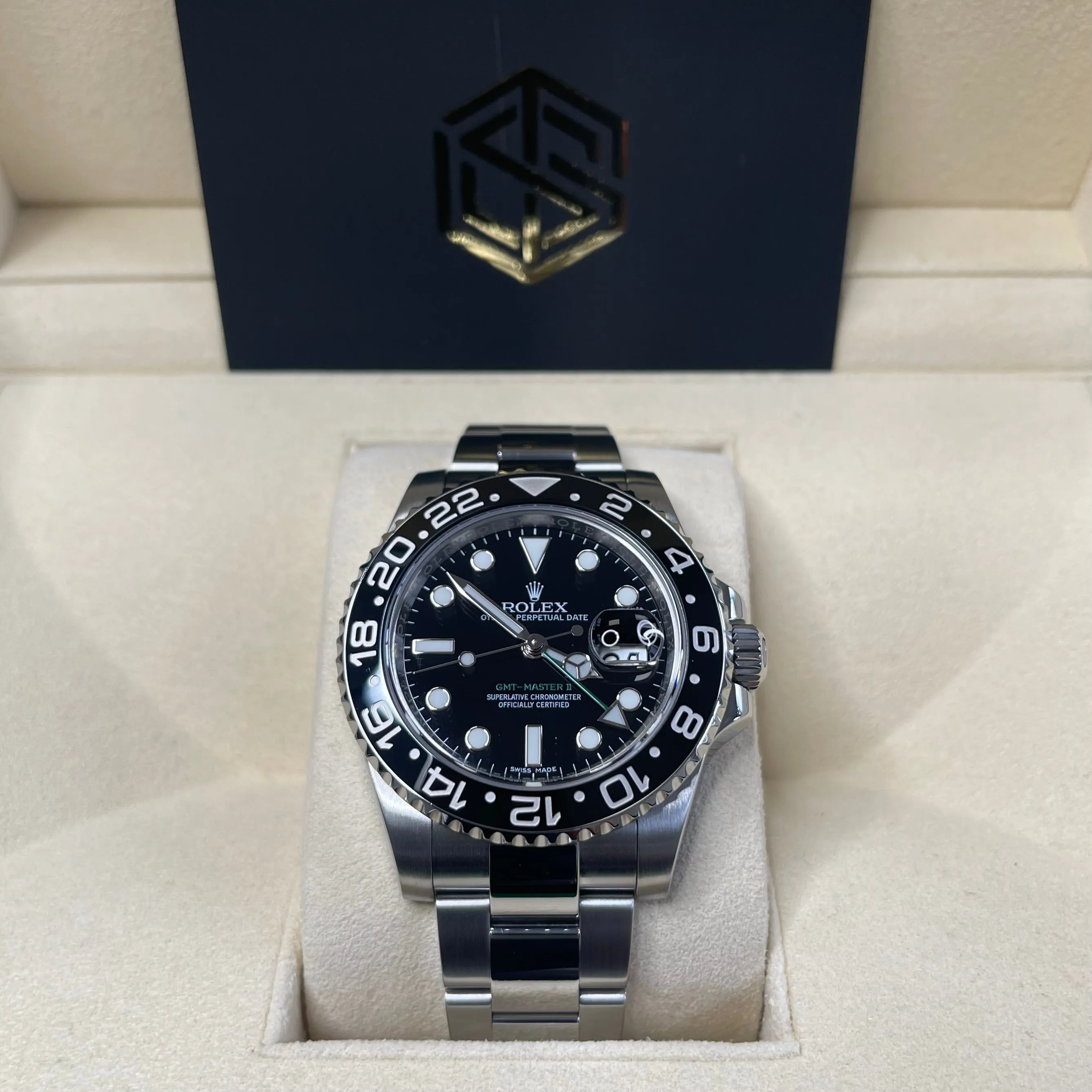 Rolex GMT-Master II 116710LN Black Dial 2017 Full Set Watch