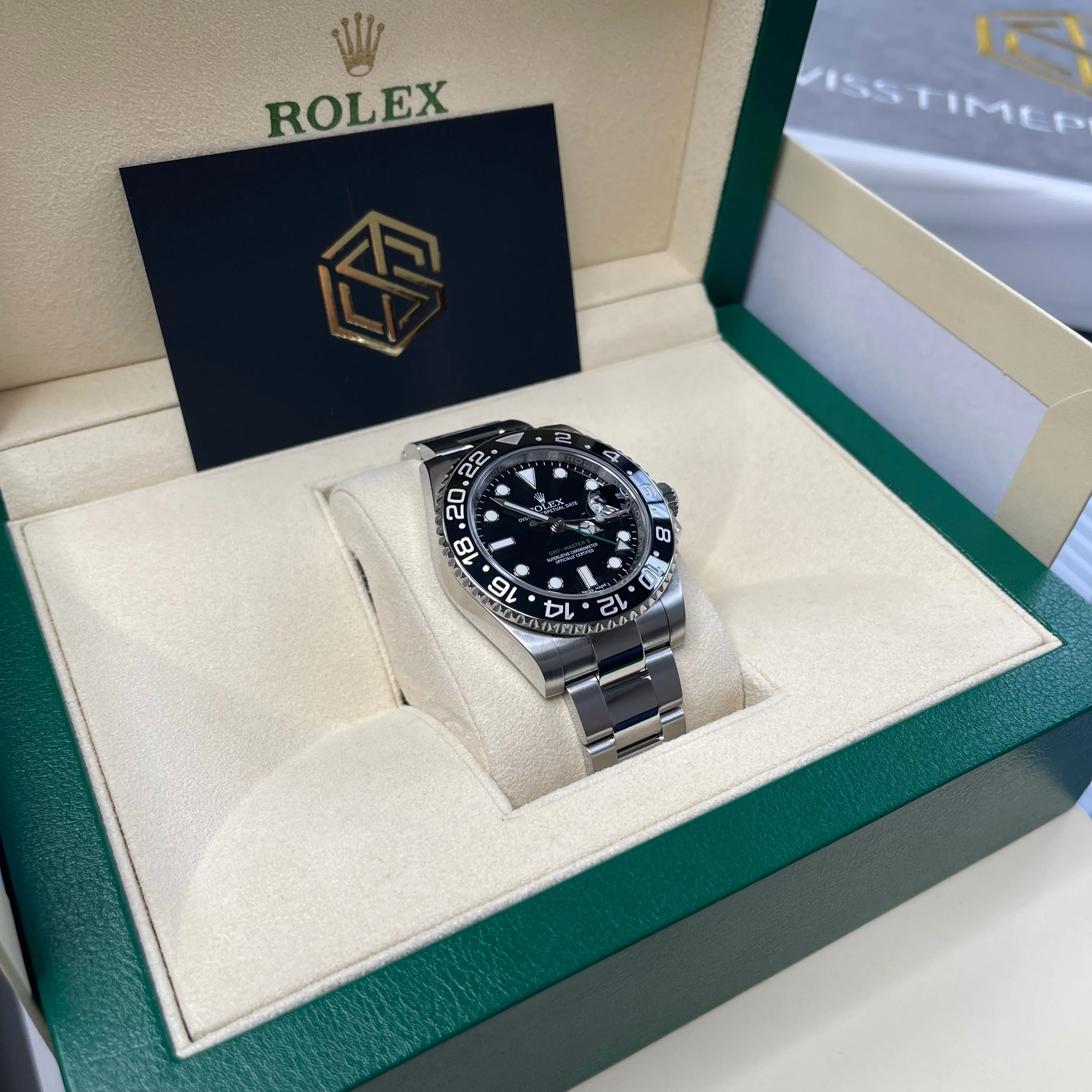 Rolex GMT-Master II 116710LN Black Dial 2017 Full Set Watch