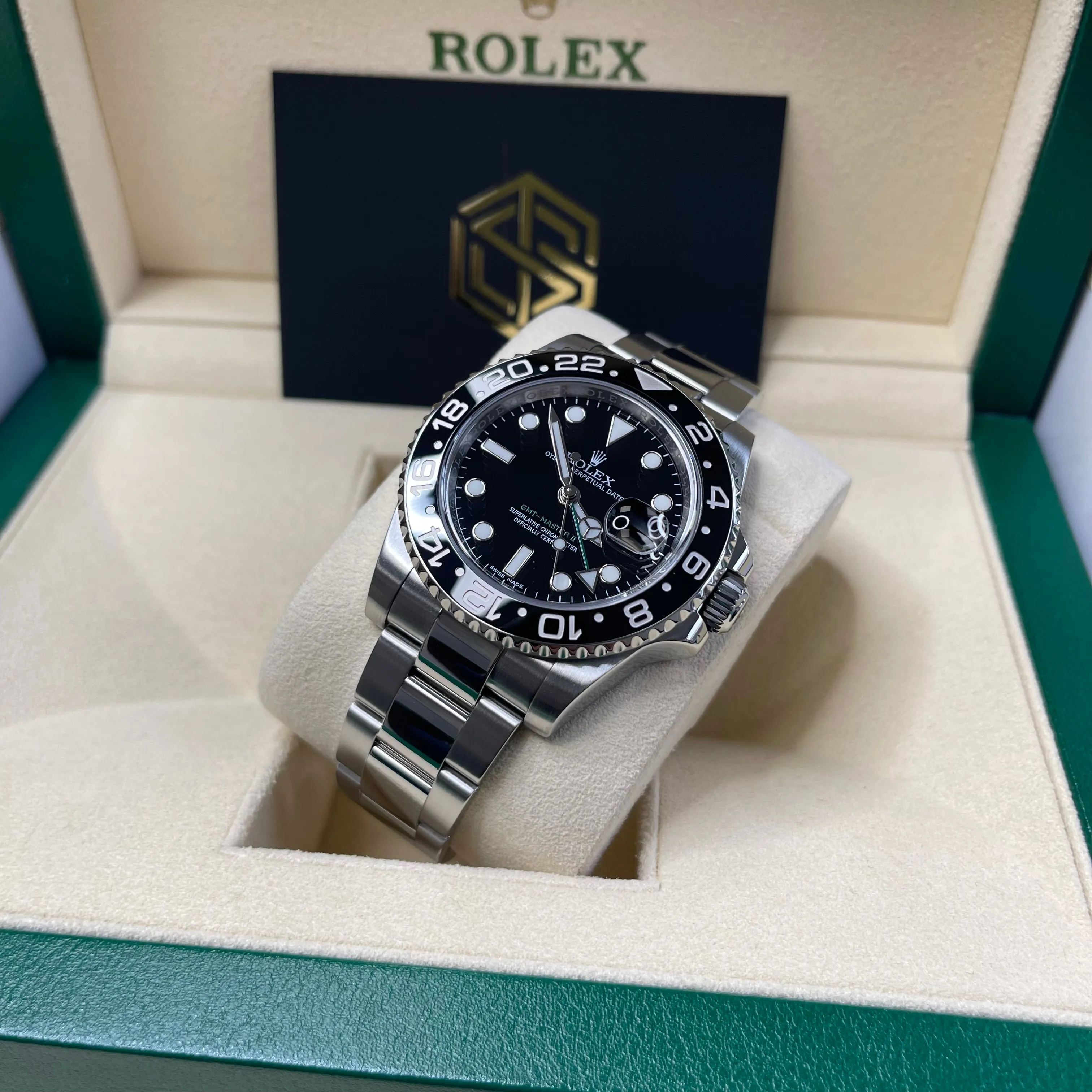 Rolex GMT-Master II 116710LN Black Dial 2017 Full Set Watch