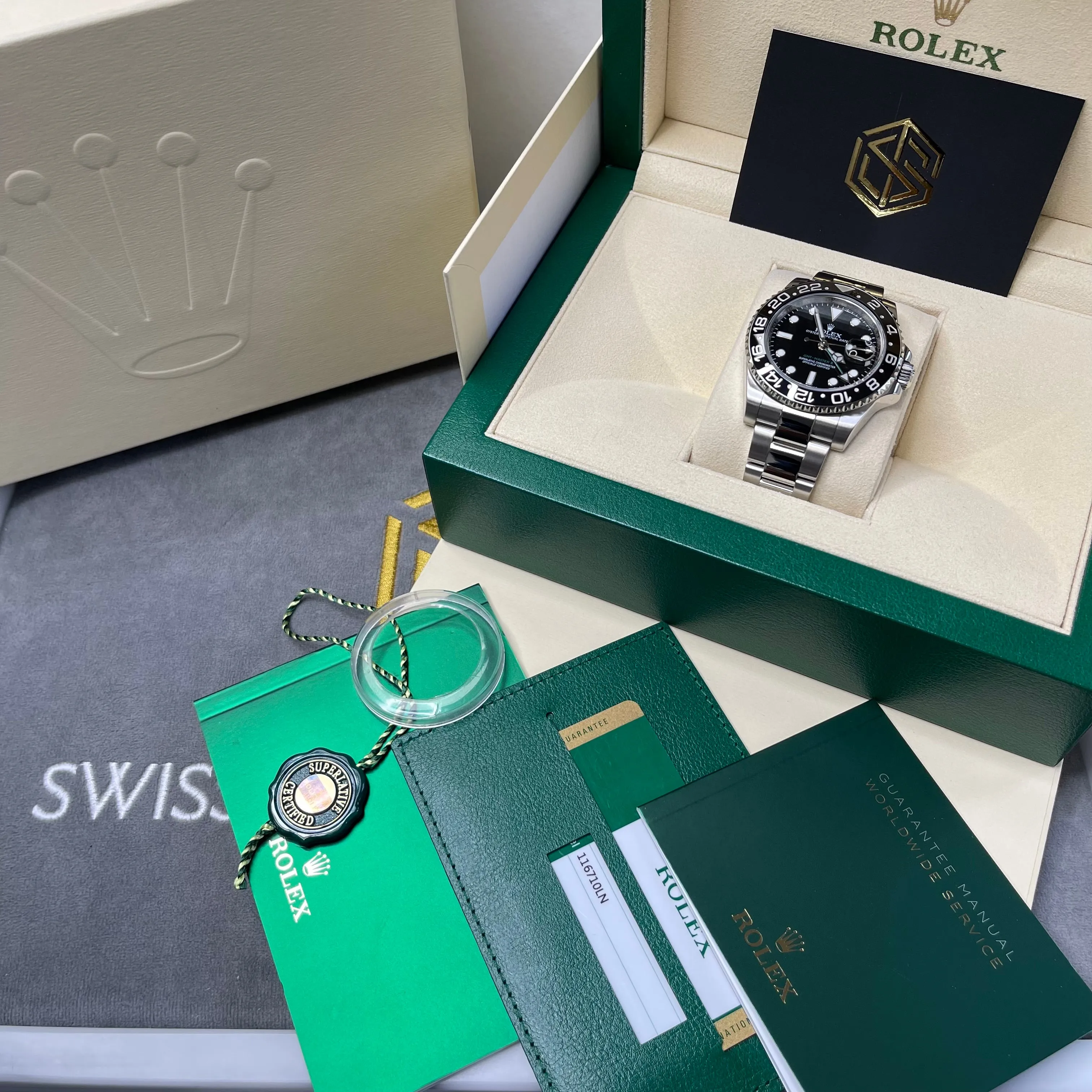 Rolex GMT-Master II 116710LN Black Dial 2017 Full Set Watch