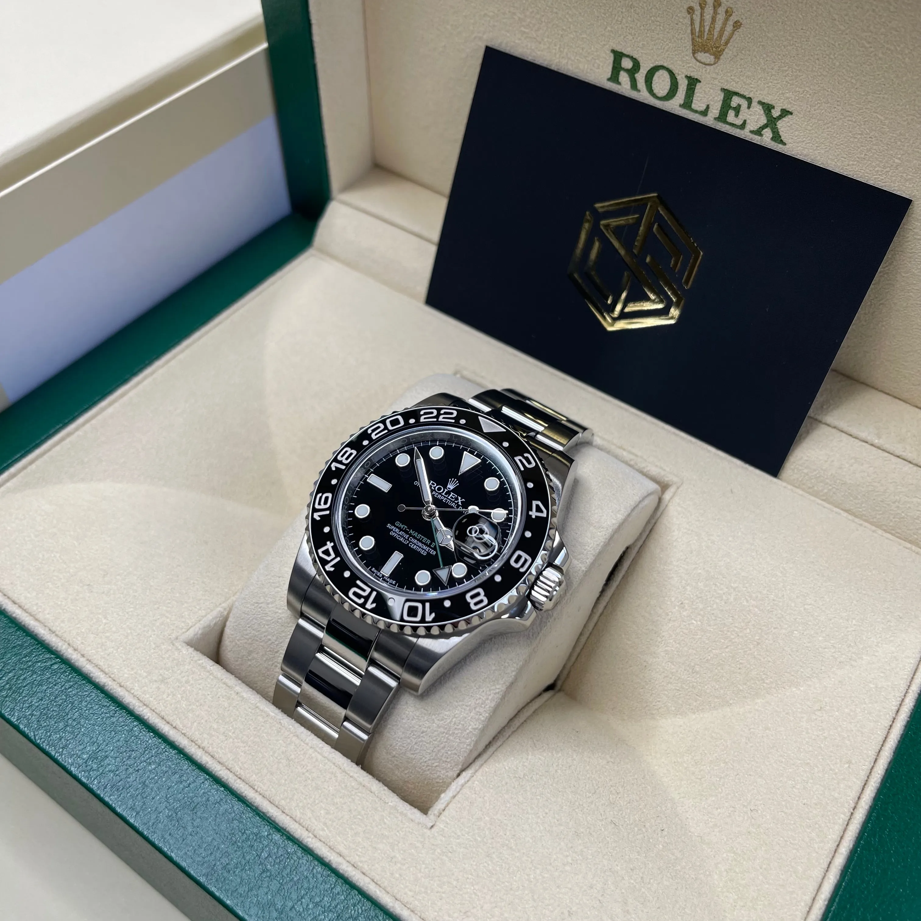 Rolex GMT-Master II 116710LN Black Dial 2017 Full Set Watch