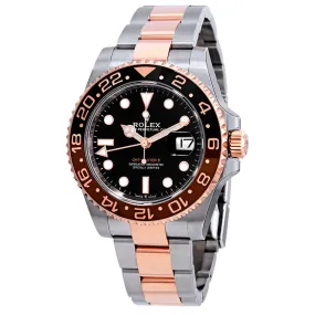 Rolex GMT-Master II 'Root Beer' Automatic Men's Steel and 18 ct Everose Gold Oyster Watch 126711CHNR 126711chnr