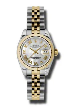 Rolex Lady Datejust 26 Mother of Pearl Dial Stainless Steel and 18K Yellow Gold Jubilee Bracelet Automatic Watch 179173MRJ