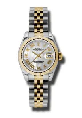 Rolex Lady Datejust 26 Mother of Pearl Dial Stainless Steel and 18K Yellow Gold Jubilee Bracelet Automatic Watch 179173MRJ