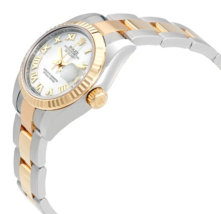 Rolex Lady Datejust 26 Mother of Pearl Dial Stainless Steel and 18K Yellow Gold Oyster Bracelet Automatic Watch 179173MRO