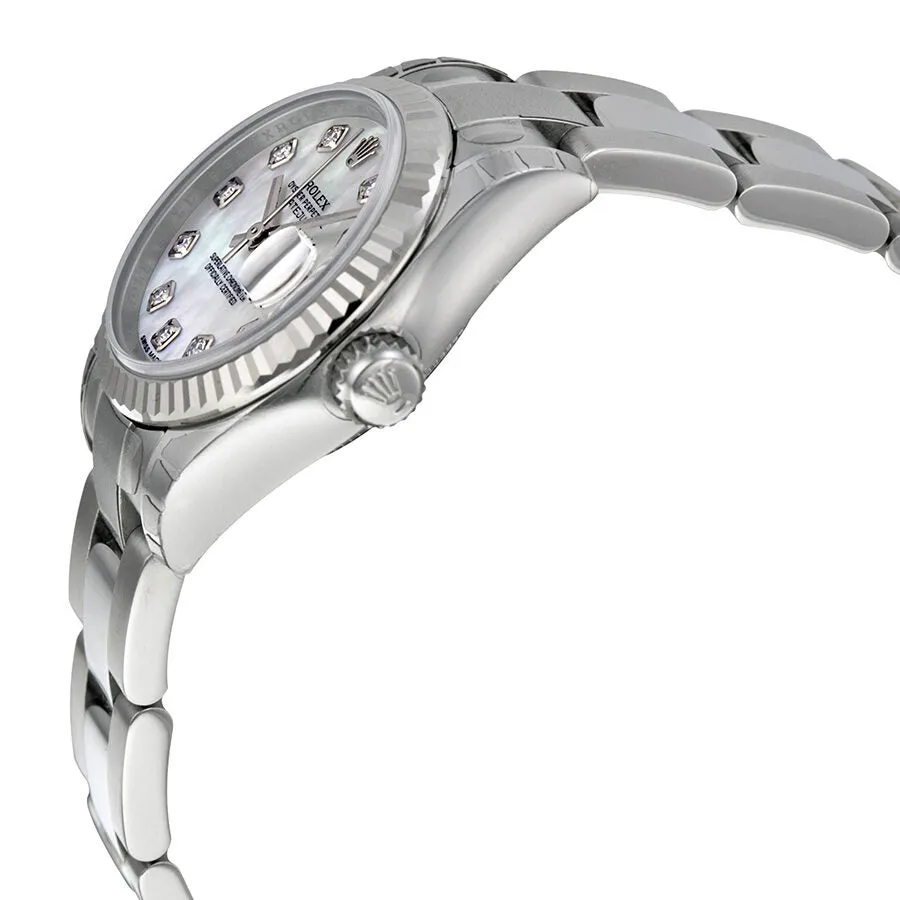 Rolex Lady Datejust 26 Mother of Pearl Dial Stainless Steel Oyster Bracelet Automatic Watch 179174MDO 179174 mdo