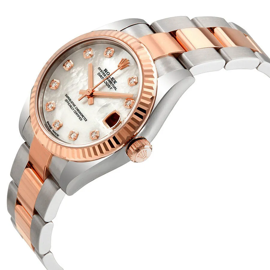 Rolex Lady Datejust Mother of Pearl Diamond Stainless Steel and 18K Everose Gold 178271MDO