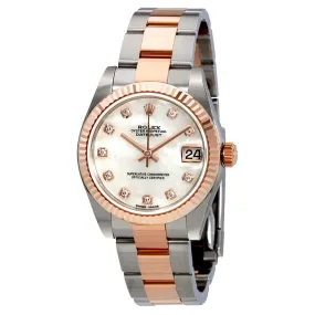 Rolex Lady Datejust Mother of Pearl Diamond Stainless Steel and 18K Everose Gold 178271MDO